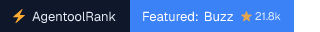 Buzz on AgentoolRank badge