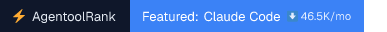 Claude Code downloads badge