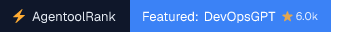 DevOpsGPT on AgentoolRank badge