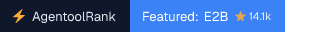 E2B on AgentoolRank badge