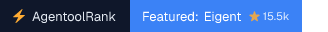 Eigent on AgentoolRank badge