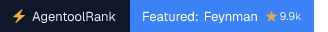Feynman on AgentoolRank badge