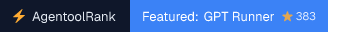 GPT Runner on AgentoolRank badge