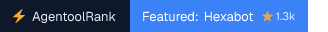 Hexabot on AgentoolRank badge