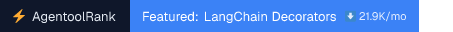LangChain Decorators downloads badge