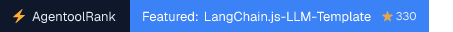 LangChain.js-LLM-Template on AgentoolRank badge