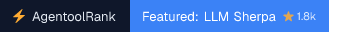 LLM Sherpa on AgentoolRank badge