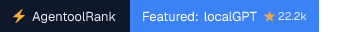 localGPT on AgentoolRank badge
