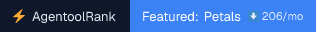 Petals downloads badge