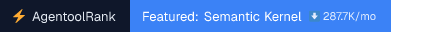 Semantic Kernel downloads badge